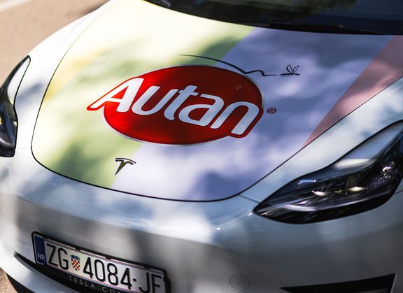 autan oslikavanje vozila